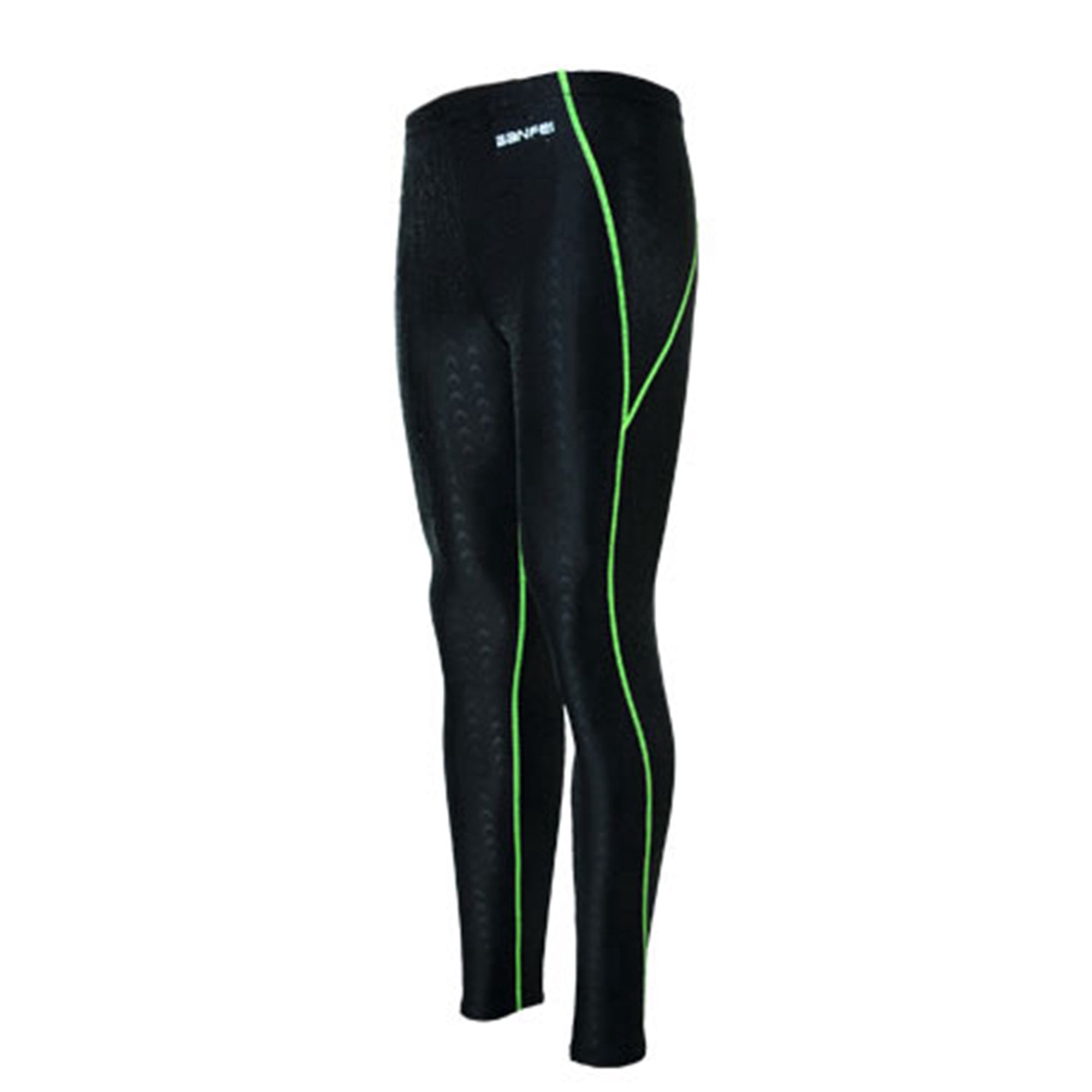 Csndyce Quick-Dry Swim Leggings for Women Men High Waist Swimming Pants Surfing Sun-Resistant Female