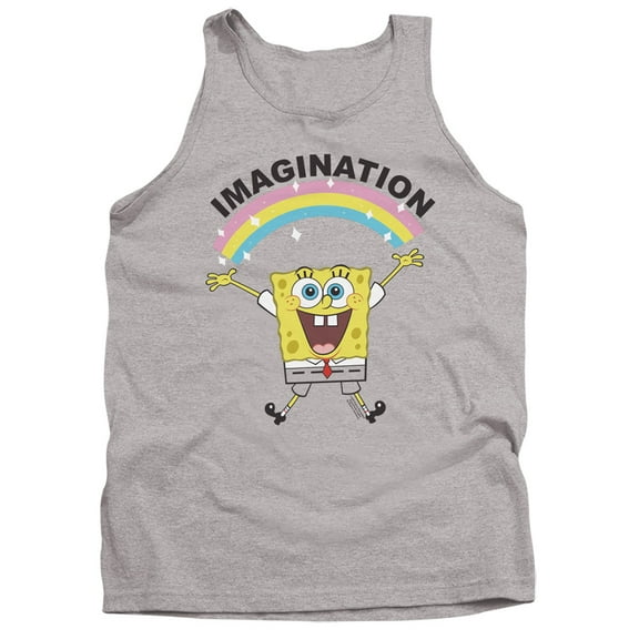 Spongebob Simple Imagination Unisex Adult Tank Top
