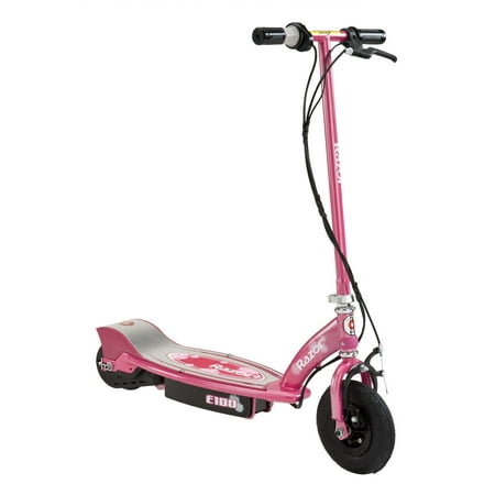 Razor E100 Outdoor Electric Motorized Rechargeable Kids Scooter, Sweet Pea