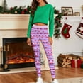 thumbnail image 4 of Riecok Womens Graphic Leggings Christmas Stretchy High Waisted Pants Striped Printed Fall Leggings Athletic Yoga Pants, 4 of 8