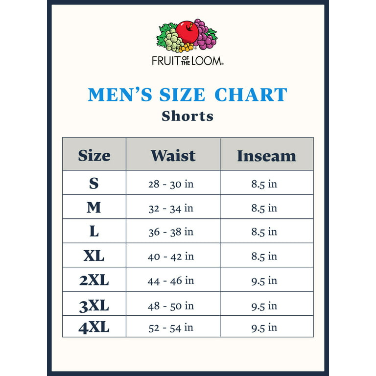 Fruit of the Loom Men's 360 Breathe Jersey Shorts, 8.5-9.5 Inseam