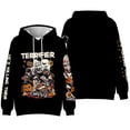 thumbnail image 3 of Sudadera con capucha con estampado 3D de la película de terror Terrifier para hombre y mujer, sudaderas informales de gran tamaño a la moda, sudaderas con capucha para niños, chándal, ropa, 3 of 5
