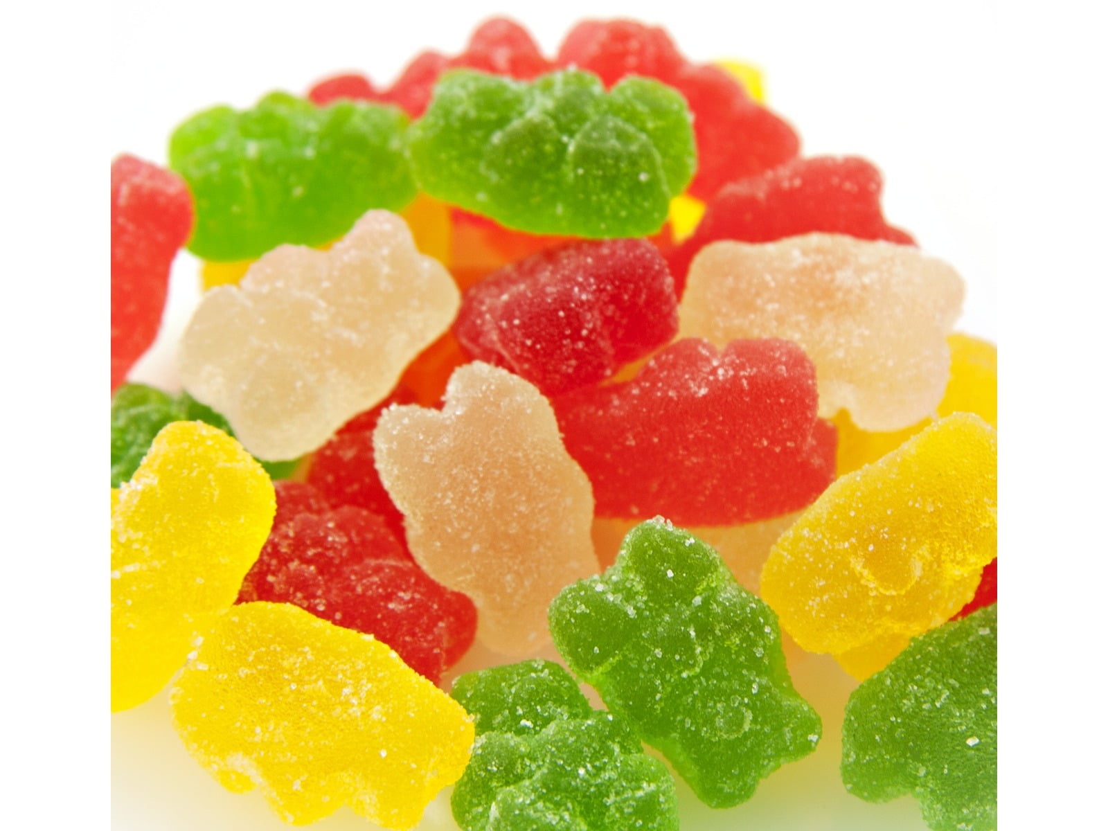 SweetGourmet Assorted Sour Gummi Bears Cherry, Strawberry, Green