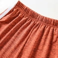 thumbnail image 2 of Aayomet Womens Shorts Casual Cotton Cute Shorts Elastic High Waisted Ruffle Flowy Pleated Beach Shorts Vacation Outfits,Orange M, 2 of 4