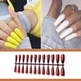 thumbnail image 2 of Uñas Postizas Largas Cortas Minnieouse Manicura de Uñas Multicolor Juego de Manicura Rojo Claro, 2 of 5