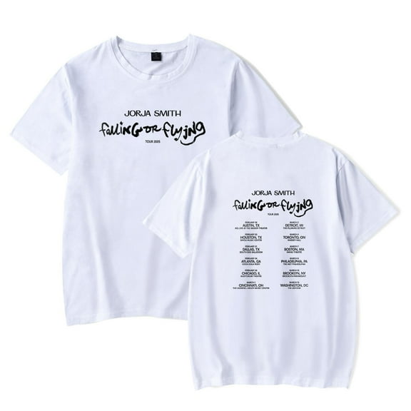 Jorja Smith Falling Or Flying Tour 2025 T-Shirt Merch Summer For Women/Men Unisex Short Sleeve Tshirt Fashion Streetwear