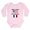Petal Pink, variant on CafePress - Made In America With French Parts Body Suit - Long Sleeve Cotton Baby Bodysuit
