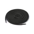 thumbnail image 1 of INSPIRE CHIC Unisex Round Rope Dual Colored Striped 1/5 Thick Boot Shoelace 120cm / 47.24" Dark Gray Black, 1 of 4