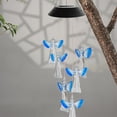 thumbnail image 4 of Matsuzay Campana de viento con energía solar LED para exteriores que cambia de color, luz para decoración de jardín y patio, regalo-mariposa Jardín y Patio Winkel, 4 of 6