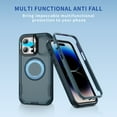 thumbnail image 2 of Dteck for iPhone 12 Pro Max Case with Camera Stand, Military-Grade Drop Protection Magnetic Phone Case Compatible with MagSafe Accessories, All Blue, 2 of 9
