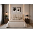 thumbnail image 1 of Cabecera El Bazar Store Linq Individual Beige Ajuste de altura, 1 of 5