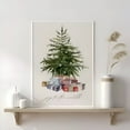 thumbnail image 5 of Merry Christmas Wall Poster Scandinavian Tree Art Print for Seasonal Home Decoration, UNFRAMED 24x36, 5 of 5