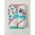 thumbnail image 2 of Cudlie Disney Baby Girl 2 Pack Hooded Rolled Minne Mouse Hooded Towels On Header Card, 2 of 4
