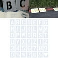 thumbnail image 5 of GUOOL Letter Stencils 2 inch Interlocking Reusable Letter and Number Stencils Alphabet, 5 of 5
