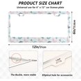thumbnail image 2 of Stripes and Butterfly License Plate Frame - 2 Pack Universal Stainless Steel License Plate Holder with Screws & Chrome Caps, 2 Holes Car License Plate Cover for US Vehicles Decorative, 2 of 7