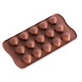 thumbnail image 3 of Silicone Molds Basdi 15-Cavity Silicone Mold Set - Peach and Shell Shapes for Chocolate and Ice | Flexible, Non-Stick, Perfect for Diy Candies and Baking Decorations, Chocolate and Ice Mold, Coffee, 3 of 7