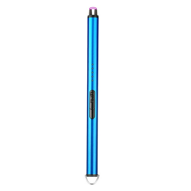 Electric Igniter Windproof Battery Status Display Metal Electric Plasma Igniter with Battery Indicator for Home