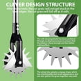 thumbnail image 4 of Wheel Rotary Edger, Manual Edger Lawn Tool,Adjustable Length with Sturdy 4-Section Stainless Steel Lawn Edger Tool, 4 of 6