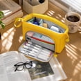 thumbnail image 7 of Large Capacity Pencil Case Big Pencil Pouch Pen Bag With Zipper Cute Pencil Pouches Sky Blue, 7 of 7