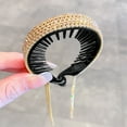 thumbnail image 4 of Daisyyozoid Serpentin à Cheveux Mode pour Dames Boucle de Queue de Cheval à Franges en Diamant, 4 of 8