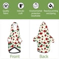 thumbnail image 6 of Honeii Rose Flowers Print Small Dog Hoodies Pet Hooded Sweatshirts Fall Winter Puppy Cat Sweaters Warm Clothes for Small Dogs Outfits Costume-Small, 6 of 7