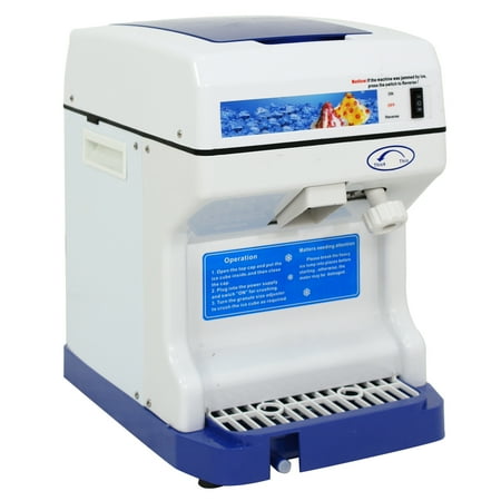 Retro Ice Crusher Zeny Commercial Ice Shaver Snow Cone Maker Ice Shaving Machine Tabletop Shaved Ice Crusher, 265lbs 250W Perfect For Parties Events ()