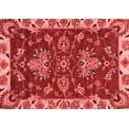 thumbnail image 1 of Ahgly Company Indoor Rectangle Abstract Red Modern Area Rugs, 2' x 5', 1 of 4