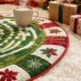 thumbnail image 2 of 3D Christmas Optical Illusion Round Rug, Christmas Gnome Vortex Hole Visual Trap Floor Mat for Living Room, Entryway, Bedroom and Holiday Home Decor, 23.62 Inch, 2 of 8