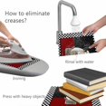 thumbnail image 4 of Placemats Set of 6, Red Black Chef Woven Placemat, Linen Place Mats for Kitchen/Dining Tables, Cartoon Cute Watercolor Cooking Plaid Washable Table Mats for Party, 4 of 8