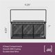 thumbnail image 3 of Soporte para utensilios organizador de condimentos y cubiertos negro, 3 of 7