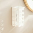 thumbnail image 4 of Hair Curler Storage Basket Hanging Basket Plastic Small Basket Bathroom Storage Rack Dormitory Miscellaneous Basket Non Perforated Storage Rack, 4 of 8
