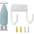 thumbnail image 1 of Soporte de Pared para Tabla de Planchar con Gancho de 5 Pulgadas en Acero y ABS Blanco para Lavandería, 1 of 6