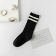 thumbnail image 4 of Kids Child Cotton Stripes Sport Soccer Team Socks Uniform Tube Cute Knee High Stocking for Boys Girls, 4 of 5