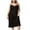 #279-Black, variant on Taylonsss Womens Solid Color Satin Sleepwear Casual Sleeveless Long Nightgown with Built-in Bra Fashion Loungewear