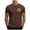 Brown, variant on Fmbrln T-shirts for Men, Summer Crew Neck Short Sleeve Tops Hawaiian Beach Graphic Tees
