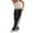 Black, variant on Women's Wide Leg Pants Side Striped Drawstring High Waist Palazzo Sweatpants with Pockets