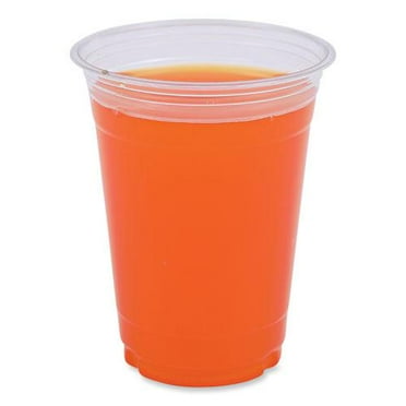 Boardwalk Clear Plastic Cold Cups, 16 oz, 50/Sleeve, 20 Sleeves/Carton