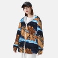 thumbnail image 4 of Picia Ocean Scene with Noah's Ark Women's Men's UPF 50+ Sun Protection Hoodie Shirt Long Sleeve SPF Fishing Outdoor UV Hiking Lightweight Shirts-3X-Large, 4 of 9