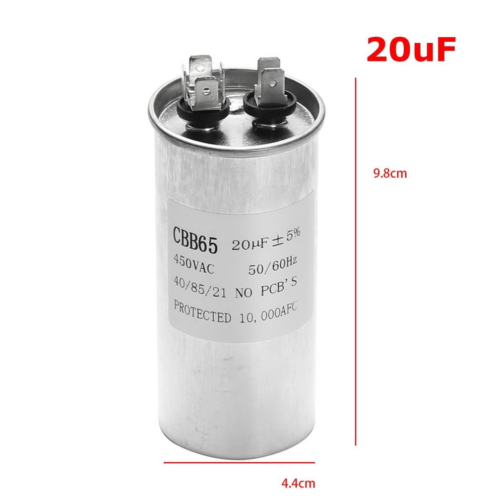 15 50uF CBB65 Air Oil Motor Conditioner Compressor Start Capacitor 450V 