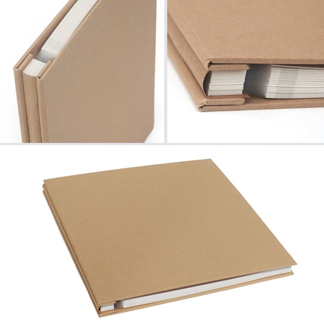 unbranded Álbum Con Páginas Autoadhesivas Y Cubierta De Kraft Para De Invitados En Bodas Y Eventos