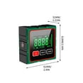 thumbnail image 3 of PEONAVET Digital Display Dip Ruler Intelligent Lasers Digital Display Inclinometer 360 Degrees Can Measure High Precision, 3 of 9