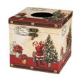thumbnail image 1 of Abbracc Christmas Tissue Box Cover Napkin Box Portable Home Decoration Accessories Paper Christmas Tree, 1 of 9