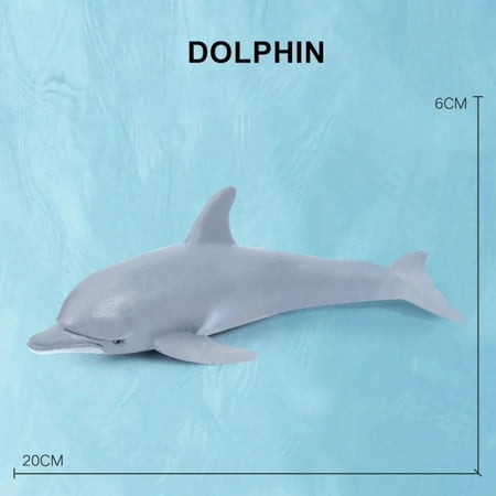Simulation Marine Sea Life Whale Figurines Shark Cachalot Action Figures Ocean Animal Model Dolphin Hammerhead Educational Toys