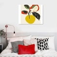 thumbnail image 3 of Orinice  Colorful Fruit Art Print- Abstract Orange Pear Lemon Botanical Canvas Wall Art-(20x16inch, Unframed)-Perfect for Kids Room Kitchen Decoration 20x16in, 3 of 3