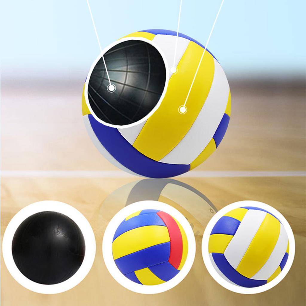 Official Size 5 Volleyball Durability Soft Indoor/Outdoor PVC Equipment Stability Rubber for Game Training Beginner - image 5 of 6
