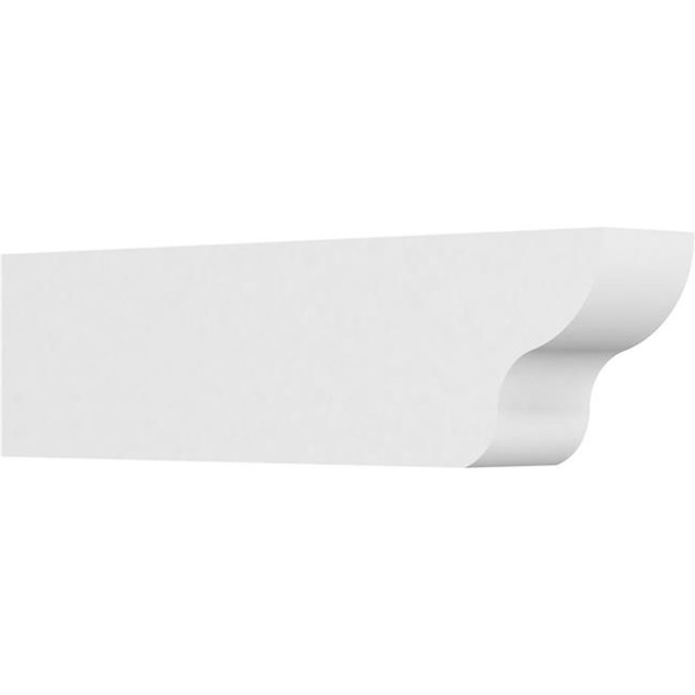 Ekena Millwork RFTP05X08X30GRN 8 x 5 x 30 in. Standard Greensboro Architectural Grade PVC Rafter Tail