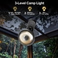 thumbnail image 4 of Auto-Oscillating Clip-On Fan For Bed, 6000mAh Rechargeable Battery Fans For Cooling And Sleep, 3 Speeds, Timer, Portable Fan W/LED Night Light, Stand/Clip/Hang Beach Tent Cooling Fan, 4 of 13