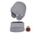 thumbnail image 2 of CSChome Girls Hat Scarf Set Children Hat Scarf Set - Printed Thickened Elastic Warm Non-Slip Soft Dome, 2 of 7