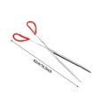 thumbnail image 3 of Multi-Purpose Crab & Seafood Tongs - 304 Stainless Steel Crab Claw Grabber Tool for Fishing, Cooking, Grilling & Outdoor Use - Non- Ergonomic Handle, 3 of 8