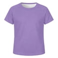thumbnail image 1 of Kids Unisex Raglan Sleeve Mesh Shirts, Breathable Casual Tops for School & Play, 3-14Y, 1 of 4